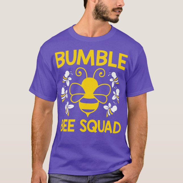 Bumble Bee Squad Bumblebee Team Group Family T-Shirt (Front)