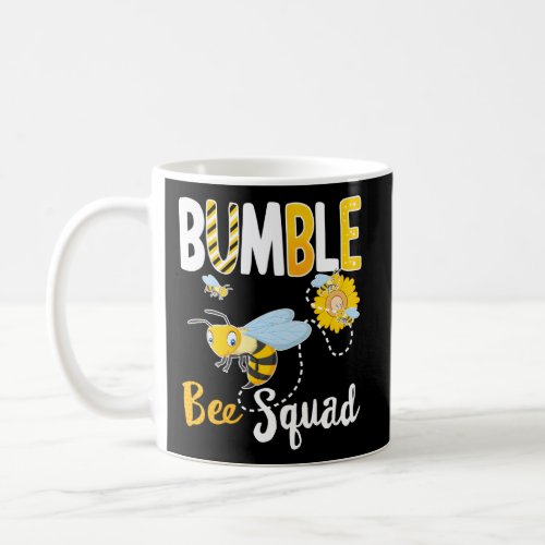 Bumble Bee Squad Team Family Beekeeper Thankful Coffee Mug