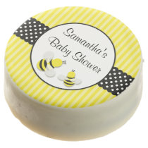 Bumble Bee Striped Polka Dots Baby Shower Chocolate Covered Oreo