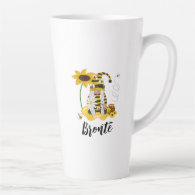 Bumble Bee Sunflower Personalized Gnome Mug