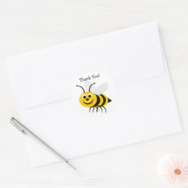 Bumble Bee Thank You Sticker (Envelope)