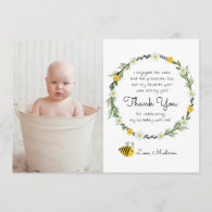 Bumble Bee Themed Birthday Thank You Cards