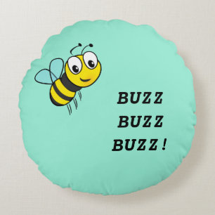 Bumble Bee Throw Pillow