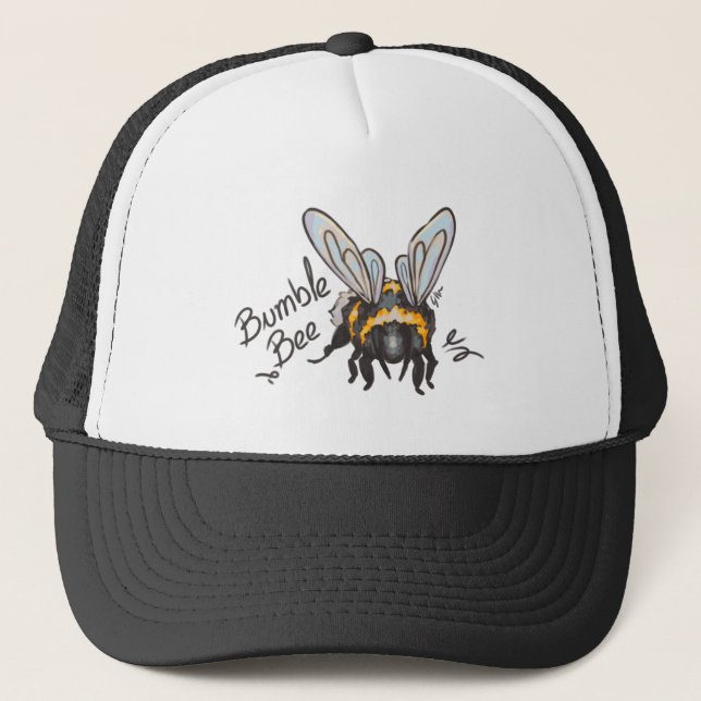 Bumble Bee Trucker Hat (Front)