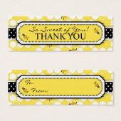Bumble Bee TY Skinny Gift Tag 2 (Front & Back)