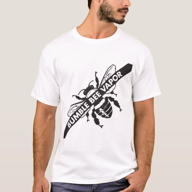 Bumble Bee Vapor Unisex Tee Shirt (Front)