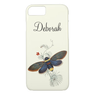 Bumble Bee Vintage Illustration iPhone 8/7 Case