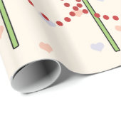 Bumble Bee With Flowers Bee Love Sheets Wrapping Paper (Roll Corner)
