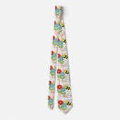 Bumble Bee With Flowers Bee Love Tie (Back)