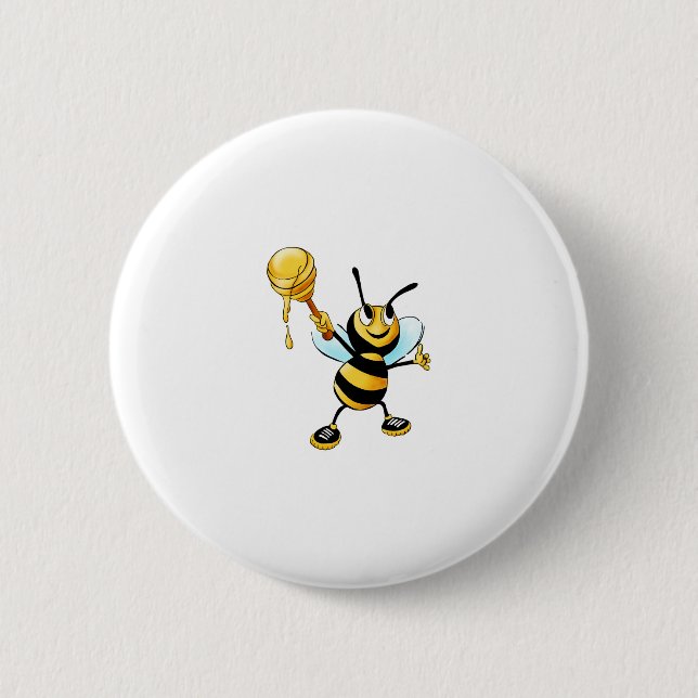 Bumble Bee with Honey Button (Front)