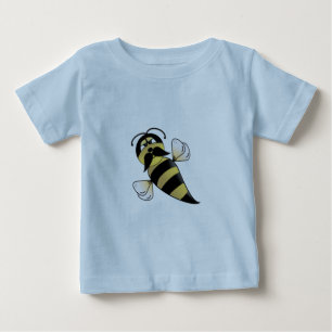 Bumble Bee with Mustache Baby T-Shirt