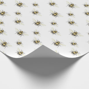 Bumble Bee Wrapping Paper Gift Wrap