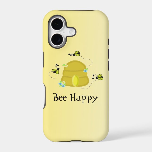 Bumble Bees and Beehive Iphone Case (Back)