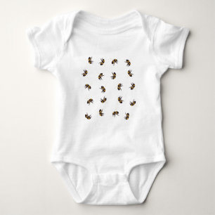 Bumble Bees Baby Bodysuit