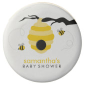 Bumble Bees Baby Shower Chocolate Dipped Oreo (Front)