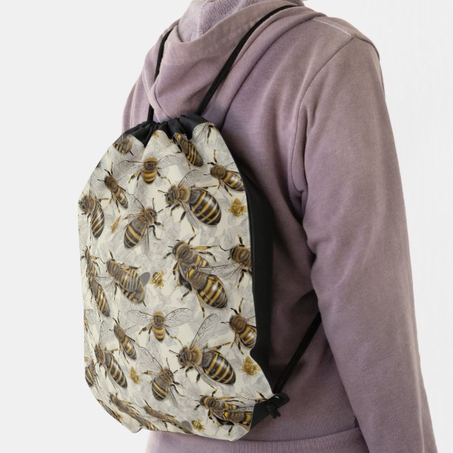 Bumble Bees Drawstring Bag (Insitu)