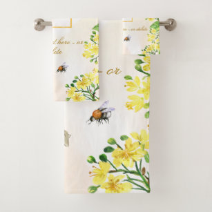 Wholesale Honey Bee Luxury Towel Set Manufacturer