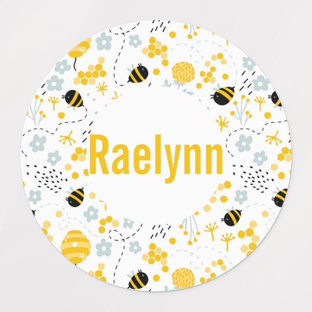 Bumble Bees Labels (Design 1)