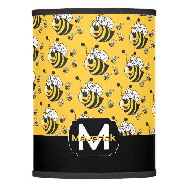 Bumble Bees Lamp Shade (Front)