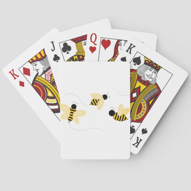 Bumble Bees Poker Cards (Back)