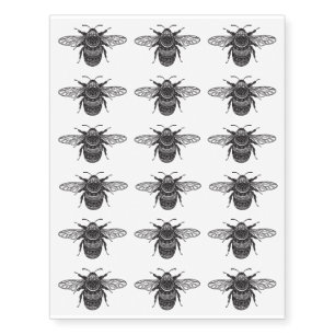 Bumble Bees Temporary Tattoos