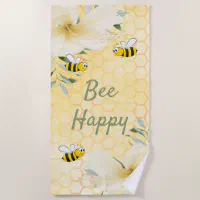 Bumble Bee Buzz Hand Towel