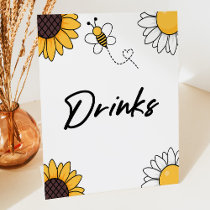 Bumble Honey Bee Drinks Drink Table Party Sign