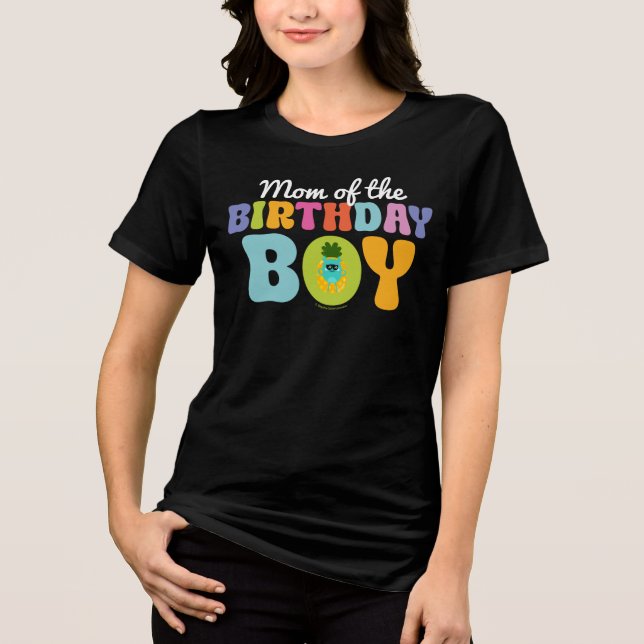Bumble Nums Summer Birthday Mom Tri-Blend Shirt (Front)