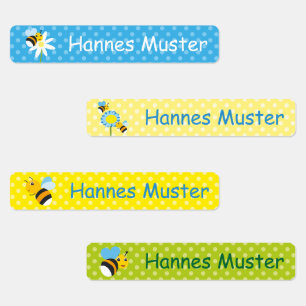 bumblebee   96 narrow kids' labels
