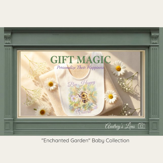 Bumblebee Baby Bib | Nature Shower Gift (Creator Uploaded)