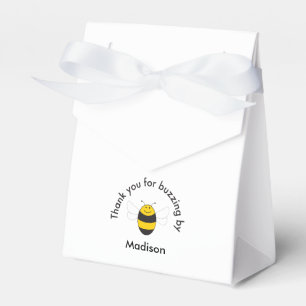 Bumblebee baby shower birthday favor box
