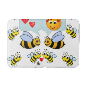 bumblebee bathroom bathmat