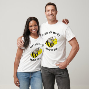 Bumblebee Bee-Day Personalized Birthday Party T-Shirt