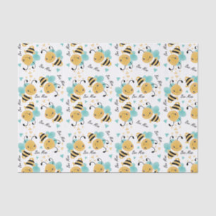 Bumblebee Bee Mine Pattern Tissue Paper