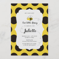 Bumblebee Birthday Party Invitation