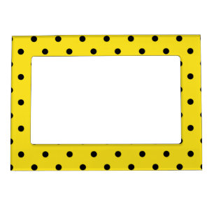 Bumblebee Black Spots Yellow Bumble Bee Animal Magnetic Frame
