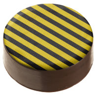 Bumblebee Black Yellow Horizontal Lines Bumble Bee Chocolate Covered Oreo