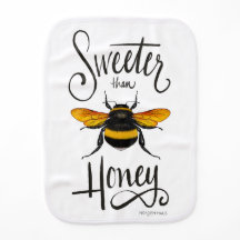 Bumblebee Burp cloth