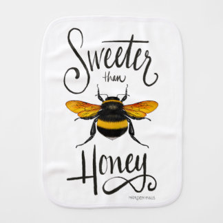 Bumblebee Burp cloth