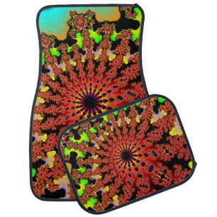 Bumblebee Burst Car Mats Full Set