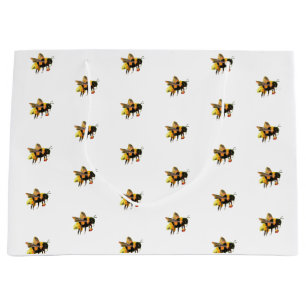 BumbleBee Carrying Pollen    Large Gift Bag