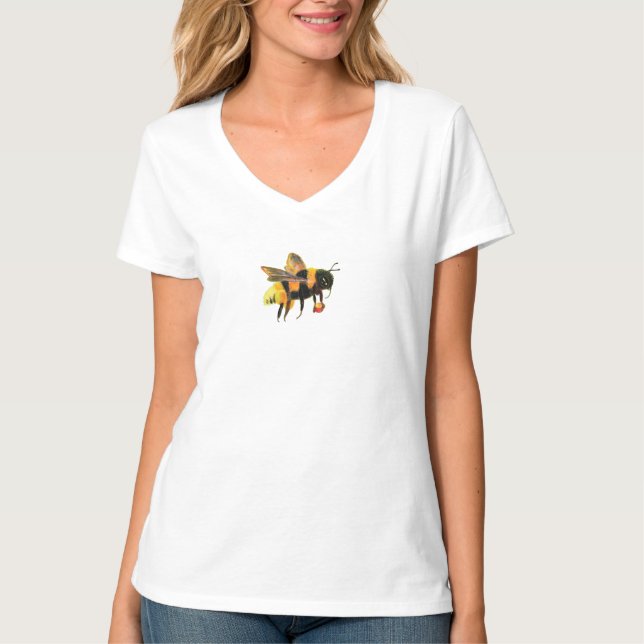 BumbleBee Carrying Pollen  T-Shirt (Front)