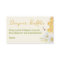 Bumblebee Diaper Raffle Ticket Yellow Baby Shower 