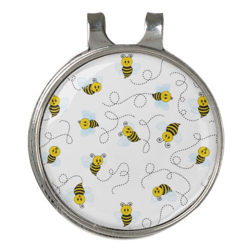 Bumblebee Flying Yellow Black Bumble Bee Golf Hat Clip
