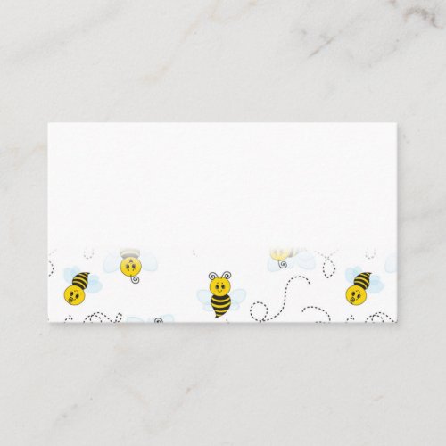 Bumblebee Flying Yellow Black Bumble Bee Loyalty Card