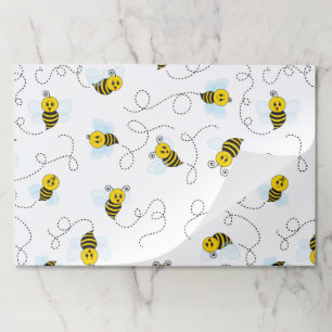 Bumblebee Flying Yellow Black Bumble Bee Paper Pad