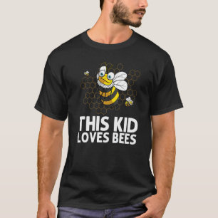 Bumblebee For Kids Boys Girls Apiarist Bee T-Shirt