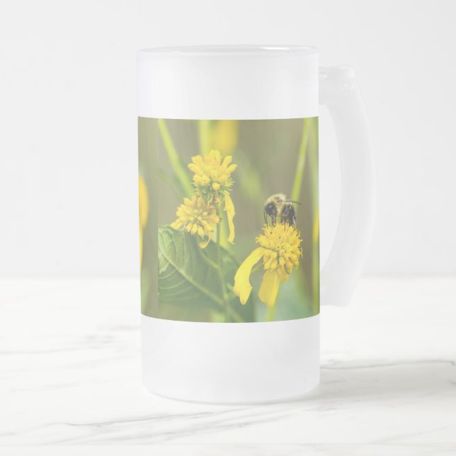 Bumblebee Frosted Mug (Front Right)