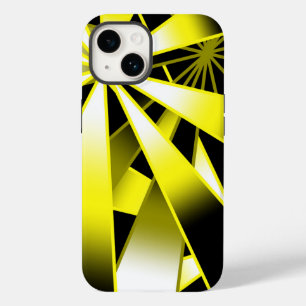 Bumblebee Gradient Color Fill Perspective Drawing Case-Mate iPhone 14 Case