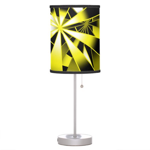 Bumblebee Gradient Color Fill Perspective Drawing Table Lamp